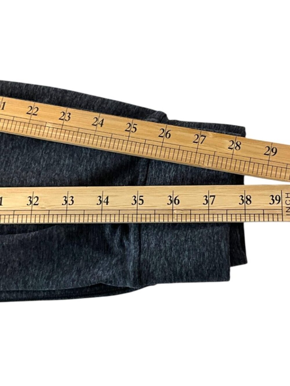 Lululemon Ready To Rulu Pant Heathered Dark Cast Black Womens 8 Pockets - Picture 9 of 9